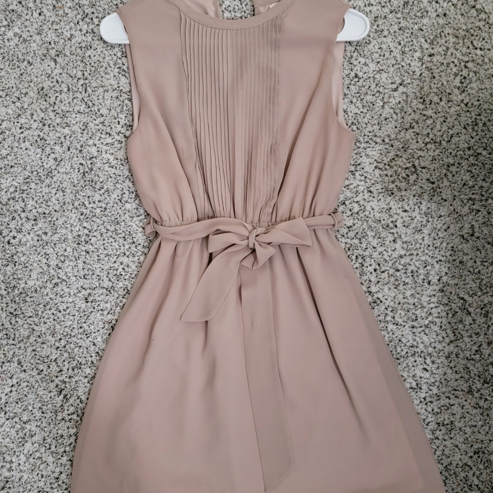 Double Zero Short Taupe Dress